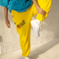 yellow christian pants