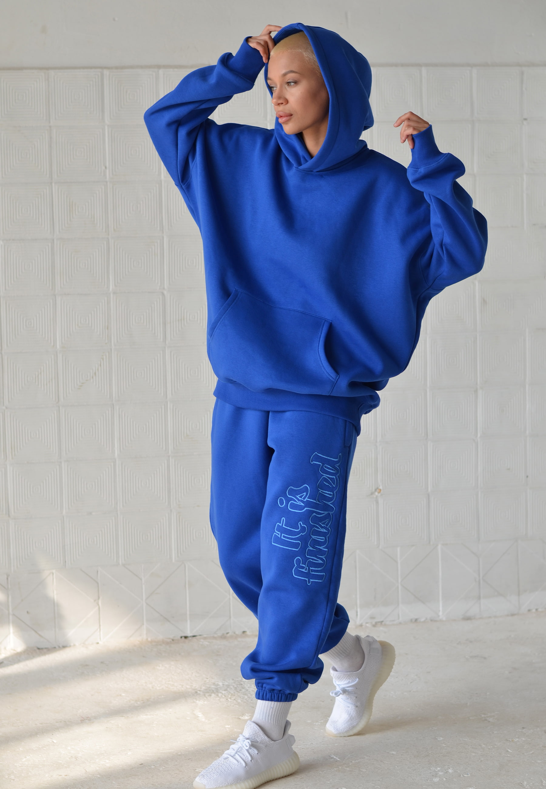 blue christian hoodie